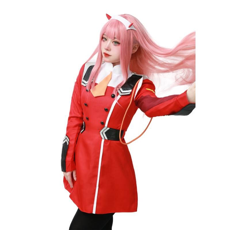 Zero Two Cosplay Costume High Quality Uniform DARLING in the FRANXX