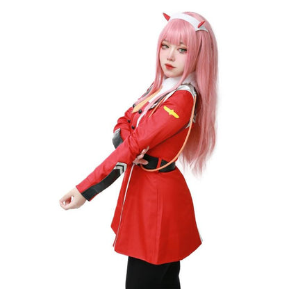 Zero Two Cosplay Costume High Quality Uniform DARLING in the FRANXX