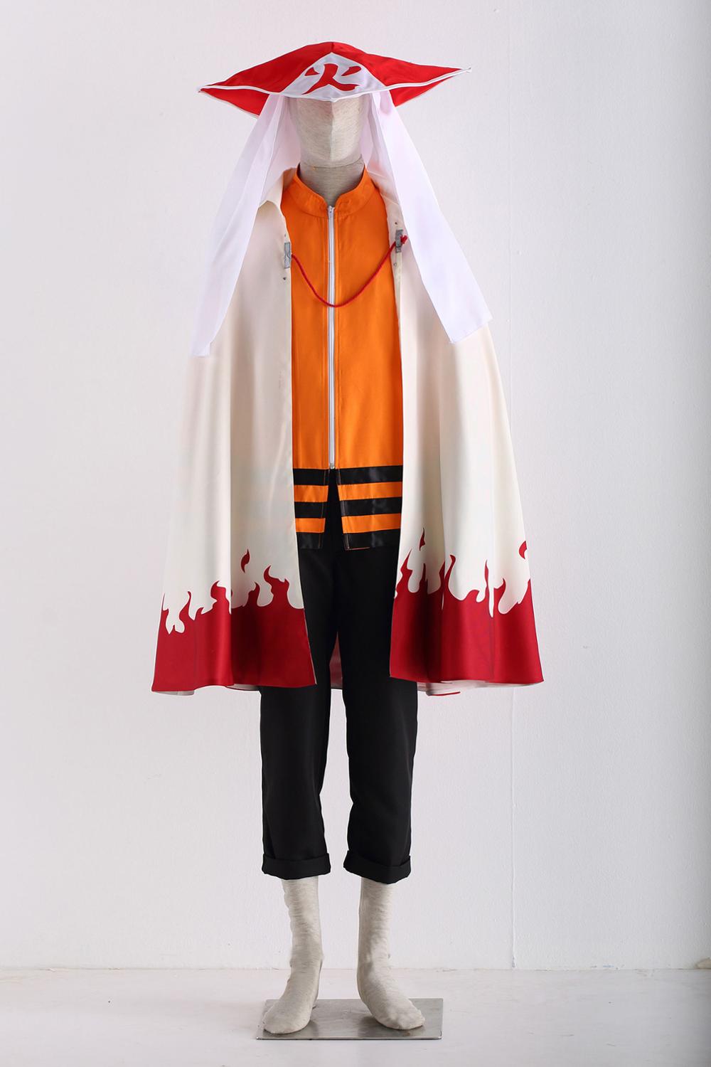 Seventh Hokage Naruto Cosplay Full Set