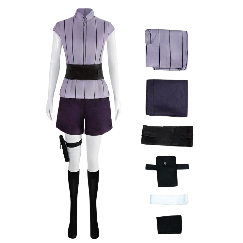 Hyuga Hinata Kimono Style Cosplay Costume Naruto