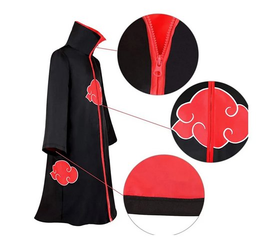 Akatsuki Collared Cloak Naruto Cosplay - YouNameIt Anime