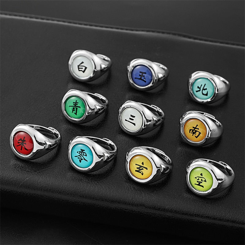 Akatsuki Rings Ninja Cosplay Rings - YouNameIt Anime