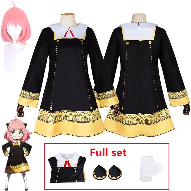 Anime SPY X FAMILY Anya Forger Cosplay Costume Adult/Kids - YouNameIt Anime