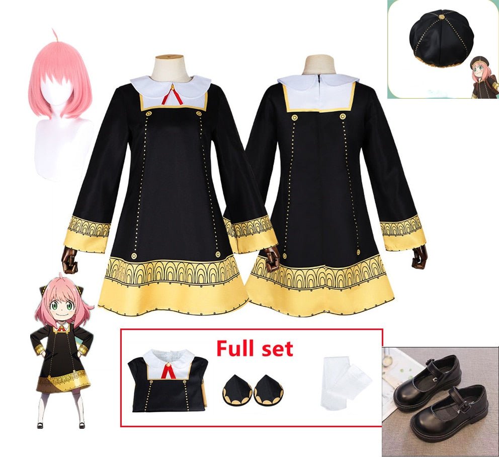 Anime SPY X FAMILY Anya Forger Cosplay Costume Adult/Kids - YouNameIt Anime