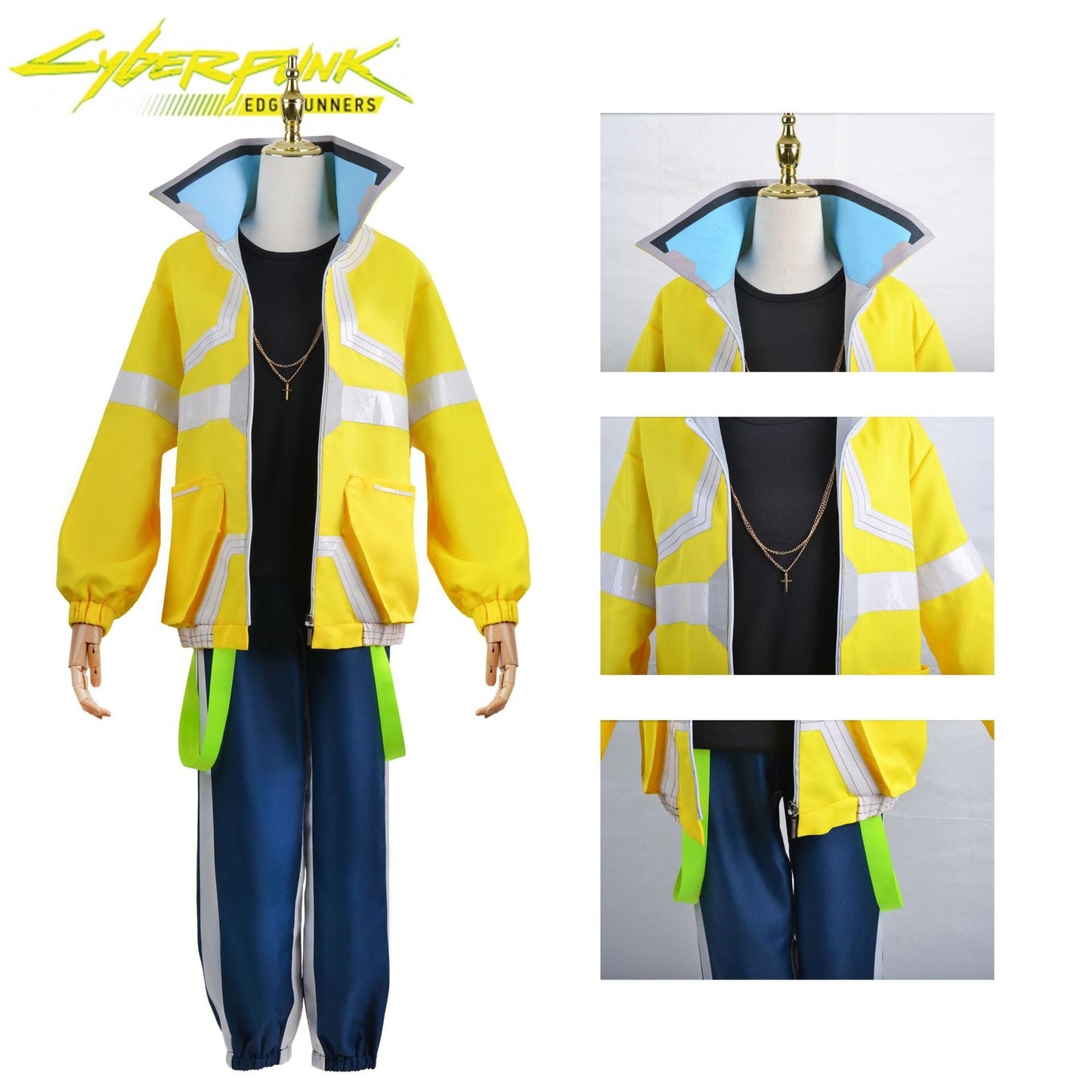 Cyberpunk Edgerunners David Hoodie Zipper Punk - YouNameIt Anime