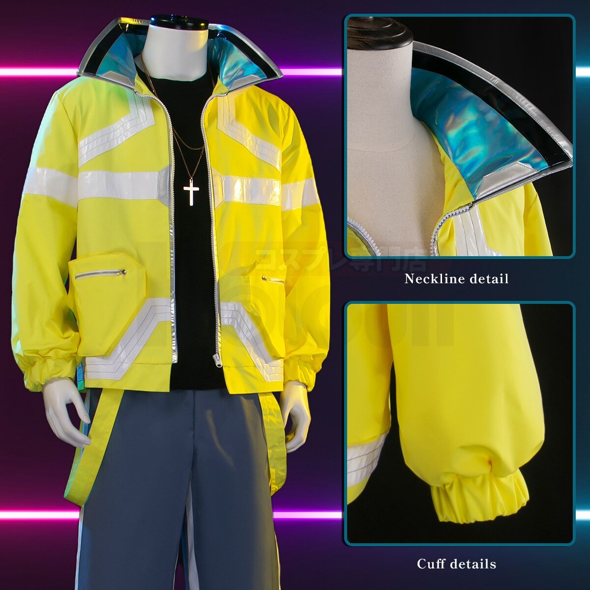 Cyberpunk Edgerunners Jacket - Reflective Material - YouNameIt Anime