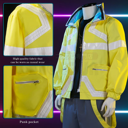 Cyberpunk Edgerunners Jacket - Reflective Material - YouNameIt Anime